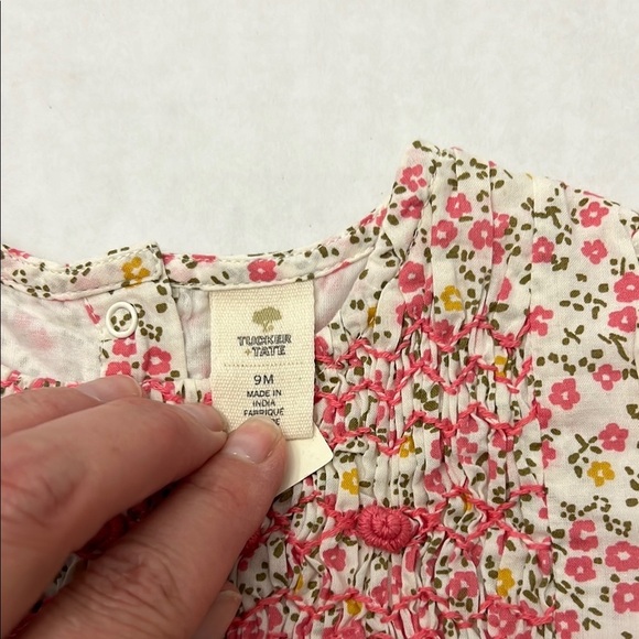 Tucker + Tate Pink and White Floral Baby Dress - Picture 2 of 7